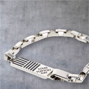 Louis Vuitton Damier Silver Bracelet